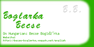 boglarka becse business card